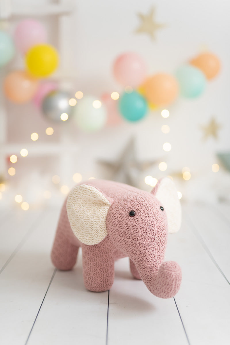 Peluche elefante amigurumi