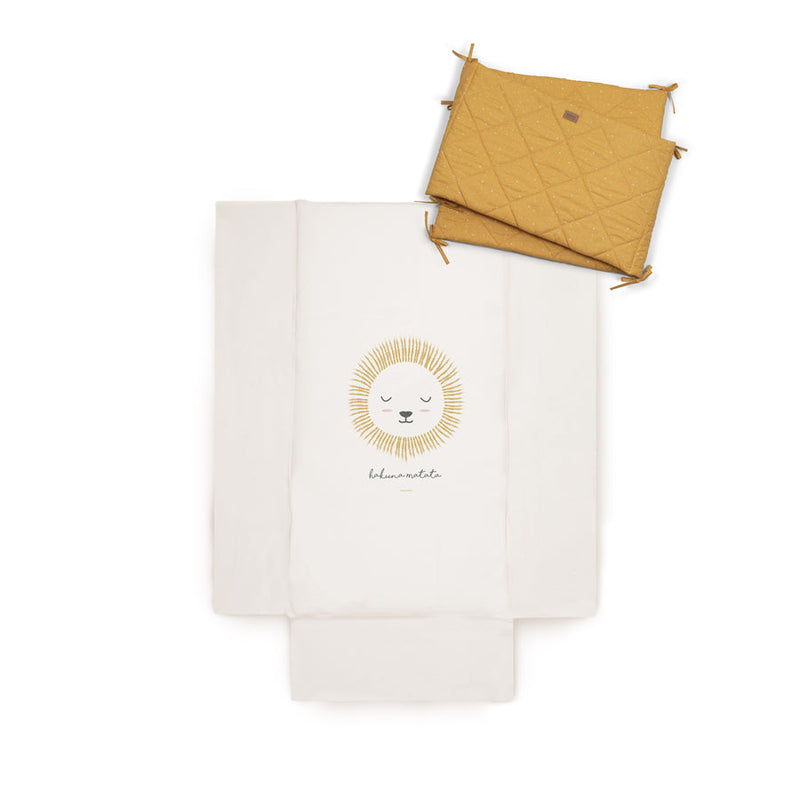 Kit Cuna Funda de plumón + Relleno + Protector de cuna Nairobi - cuna 60x120  - Bonjourbébé