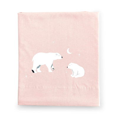 Sábana Polaris Rosa - Mini cuna 50x80 - Bonjourbébé