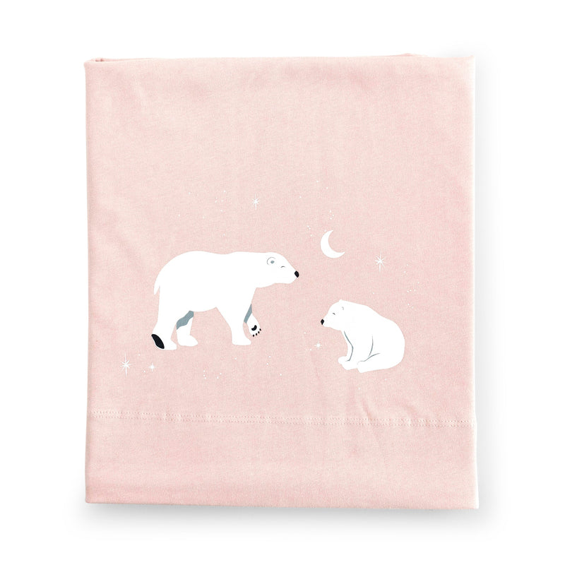 Sábana Polaris Rosa - Mini cuna 50x80 - Bonjourbébé