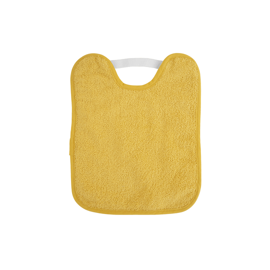 Babero rizo algodón - Mostaza
