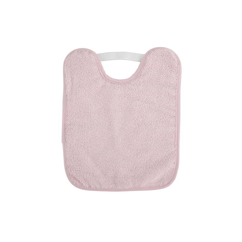 Babero rizo algodón - Rosa