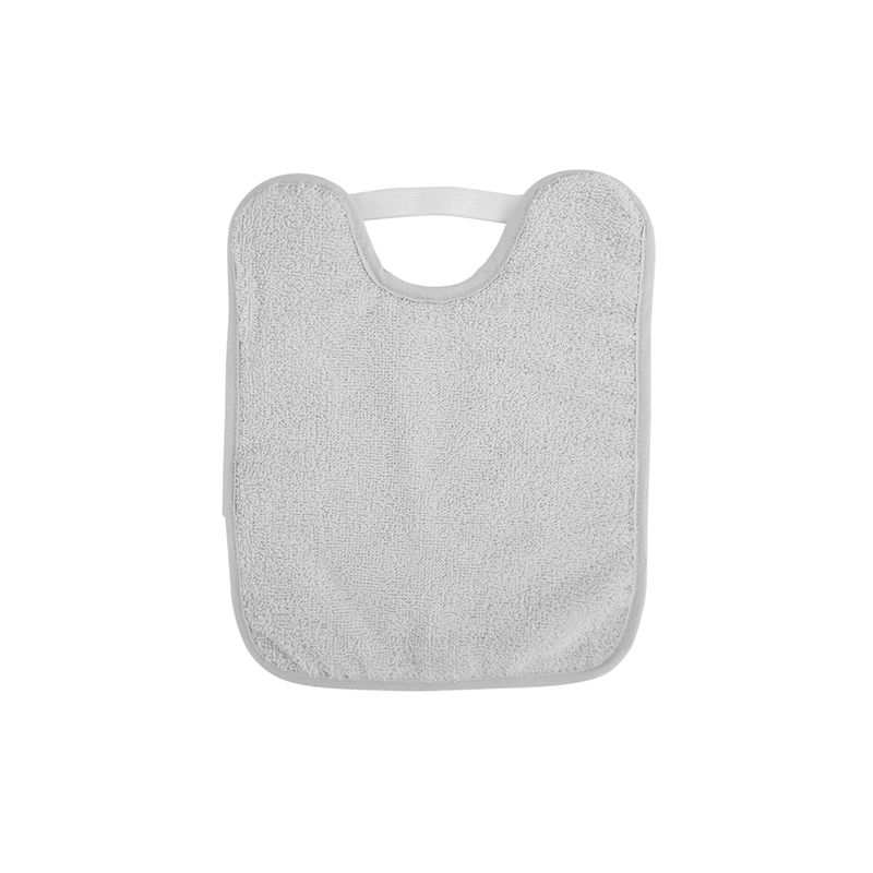 Babero rizo algodón - Gris