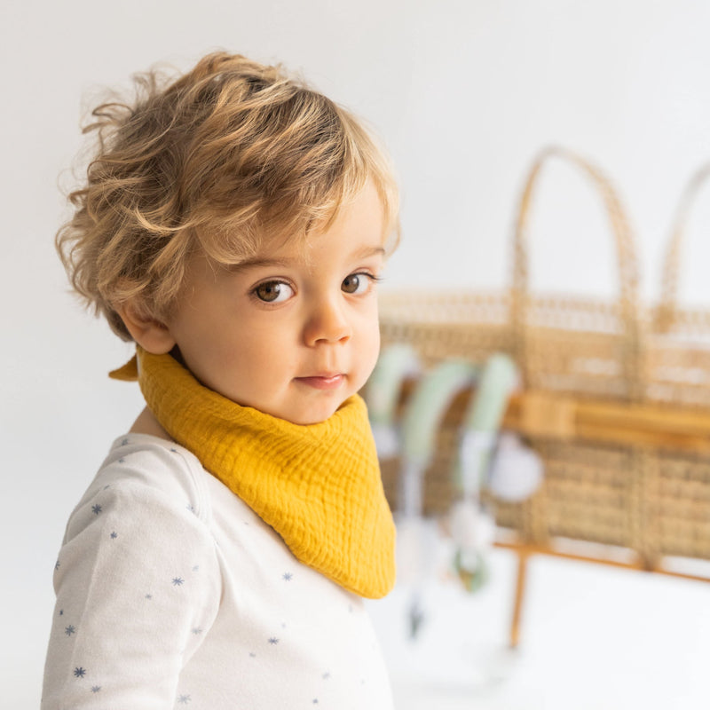 Babero Bandana - Mostaza