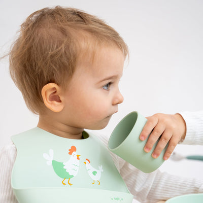 Babero de silicona "Party" - Funny Farm