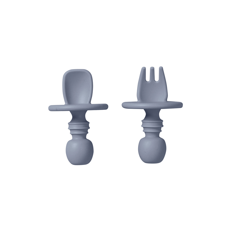 Cubiertos de iniciación antiahogo - Nordic - Azul