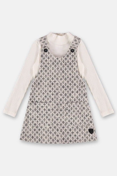 Conjunto Infantil con Peto y Blusa de Manga Larga