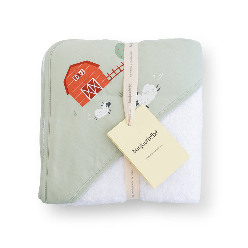 Capa de Baño XL - Funny Farm Serigrafía - 100x100cm - Bonjourbébé