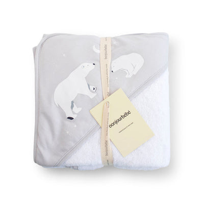 Capa de Baño XL - Polaris Gris - 100x100cm - Bonjourbébé