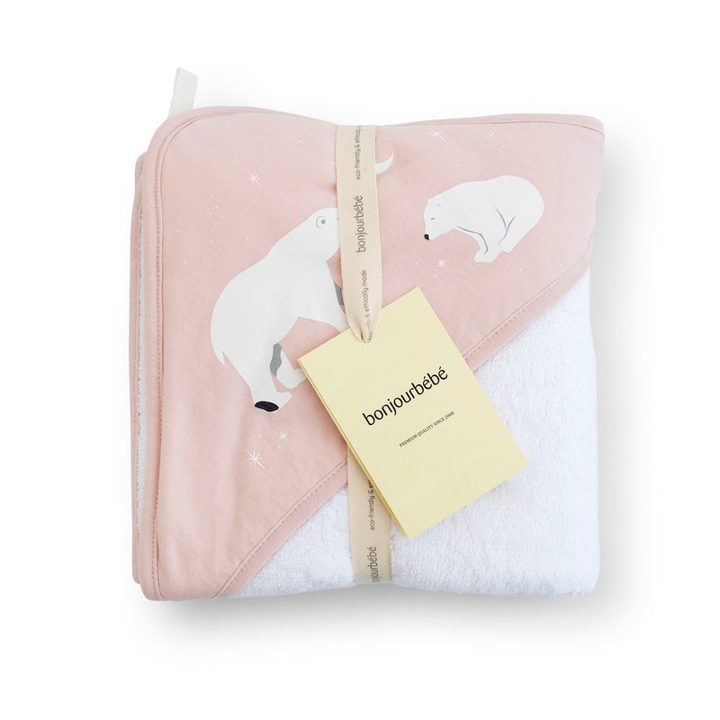 Capa de Baño XL - Polaris Rosa - 100x100cm - Bonjourbébé