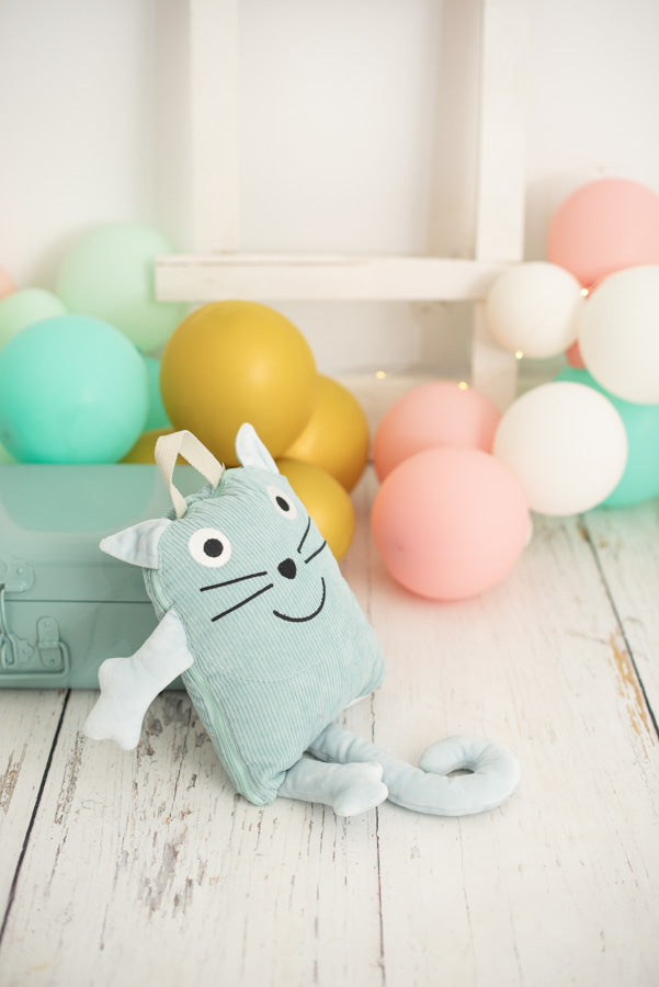 Manta de viaje y cojín 2 en 1 - Gato