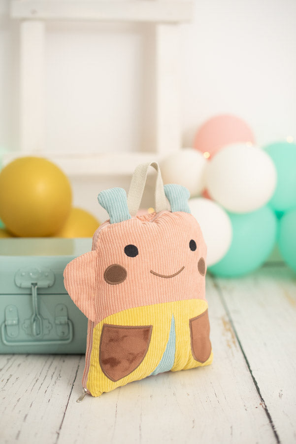 Manta de viaje y cojín 2 en 1 - Ladybug