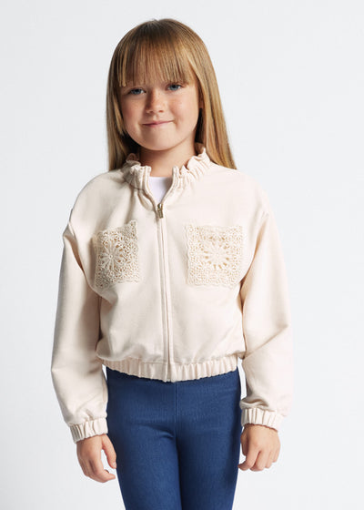 Chaqueta niña - Almendra.