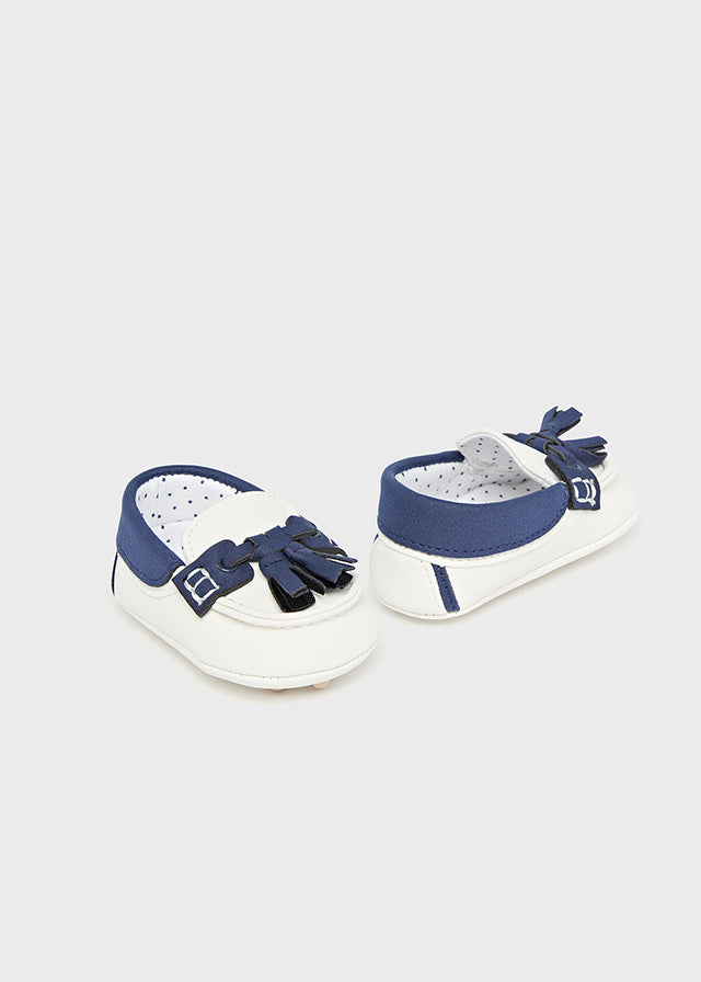 Mocasín Europeo - Blanco Naval