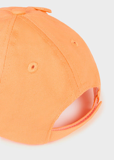 Gorra orejitas Better Cotton bebé- Mandarina.