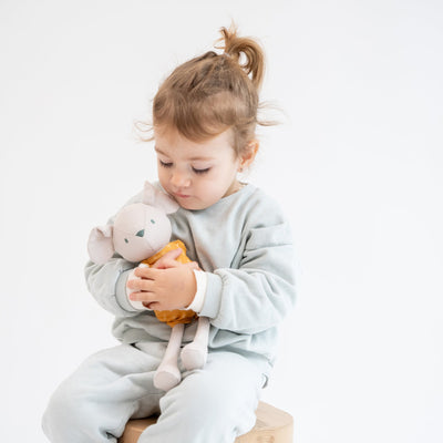 Ratoncito de trapo "Spring Cottage" - Pepper