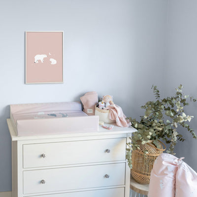 Mudador con medidor - Polaris Rosa - Bonjourbébé