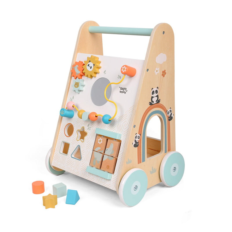 PREVENTA-Andador multiactividad Montessori- madera.