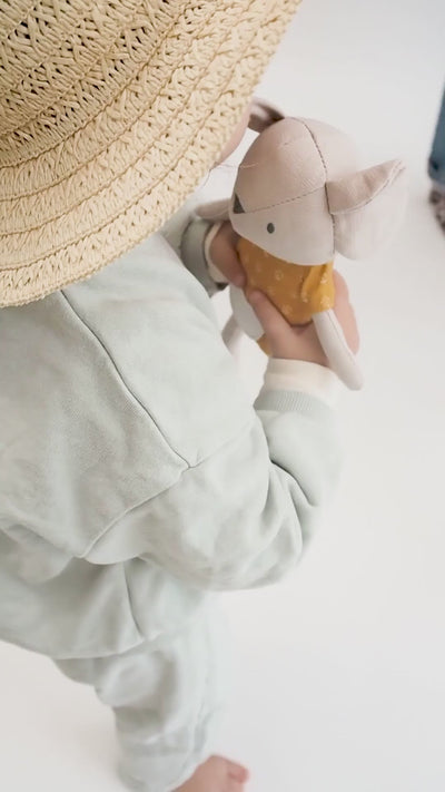 Ratoncito de trapo "Spring Cottage" - Basil