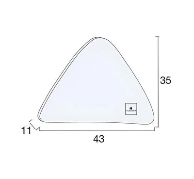 Cojín Triángulo Rosa