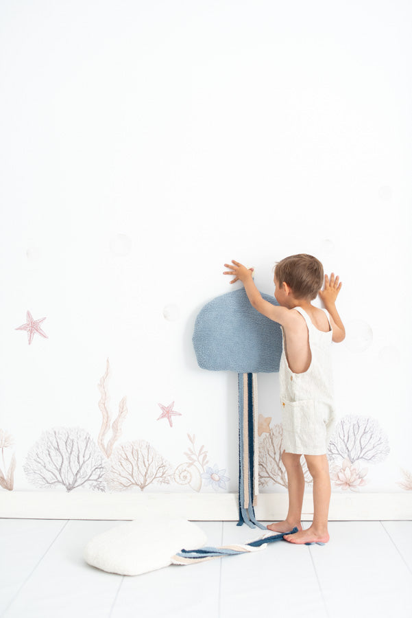 Peluche Medusa Celeste - Crochetts