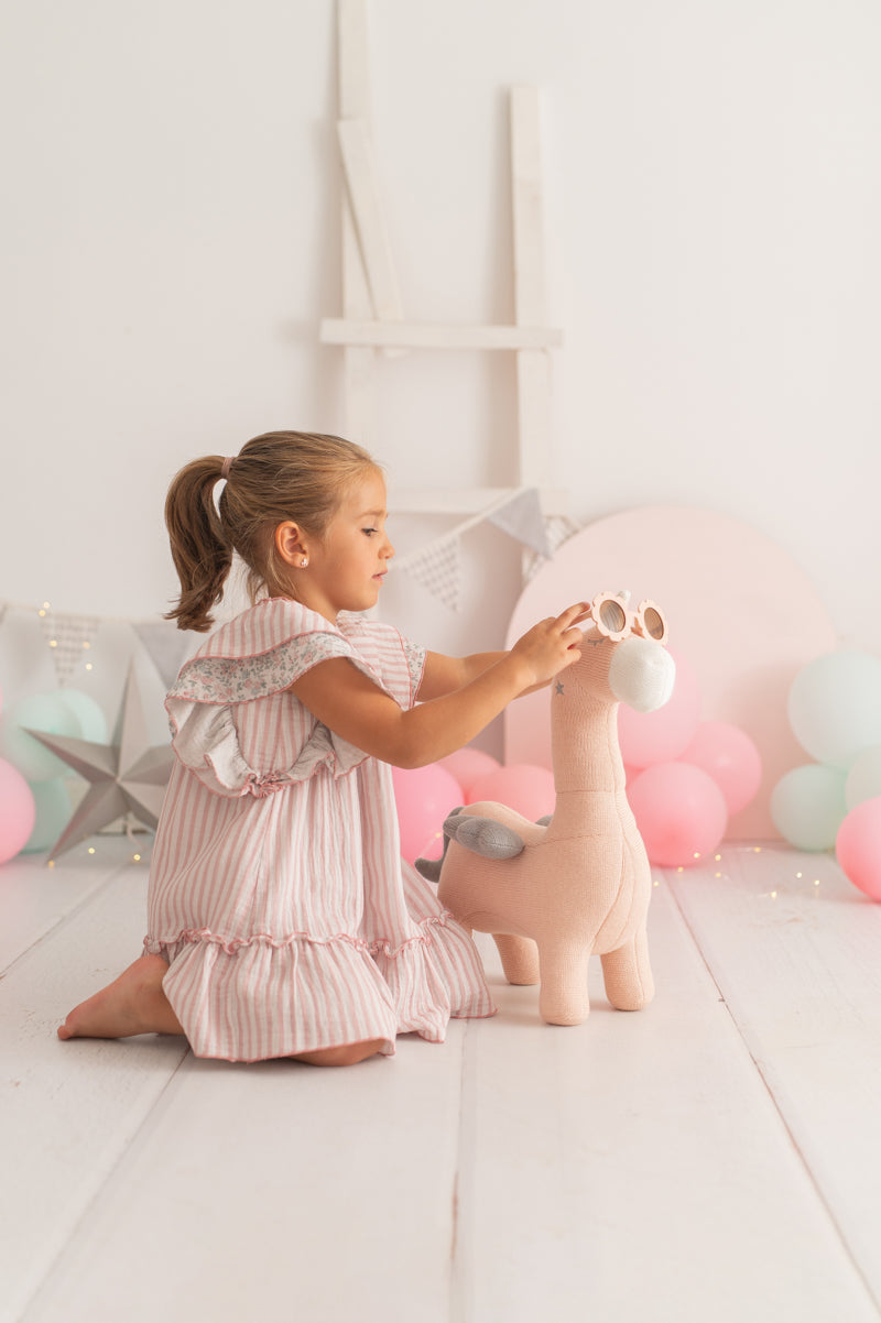 Peluche Amigurumi - Unicornio alado rosa Mini