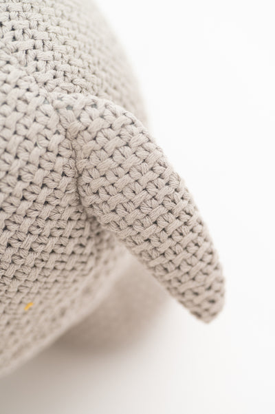 Peluche Amigurumi - Elefante Teo Gris - Mini