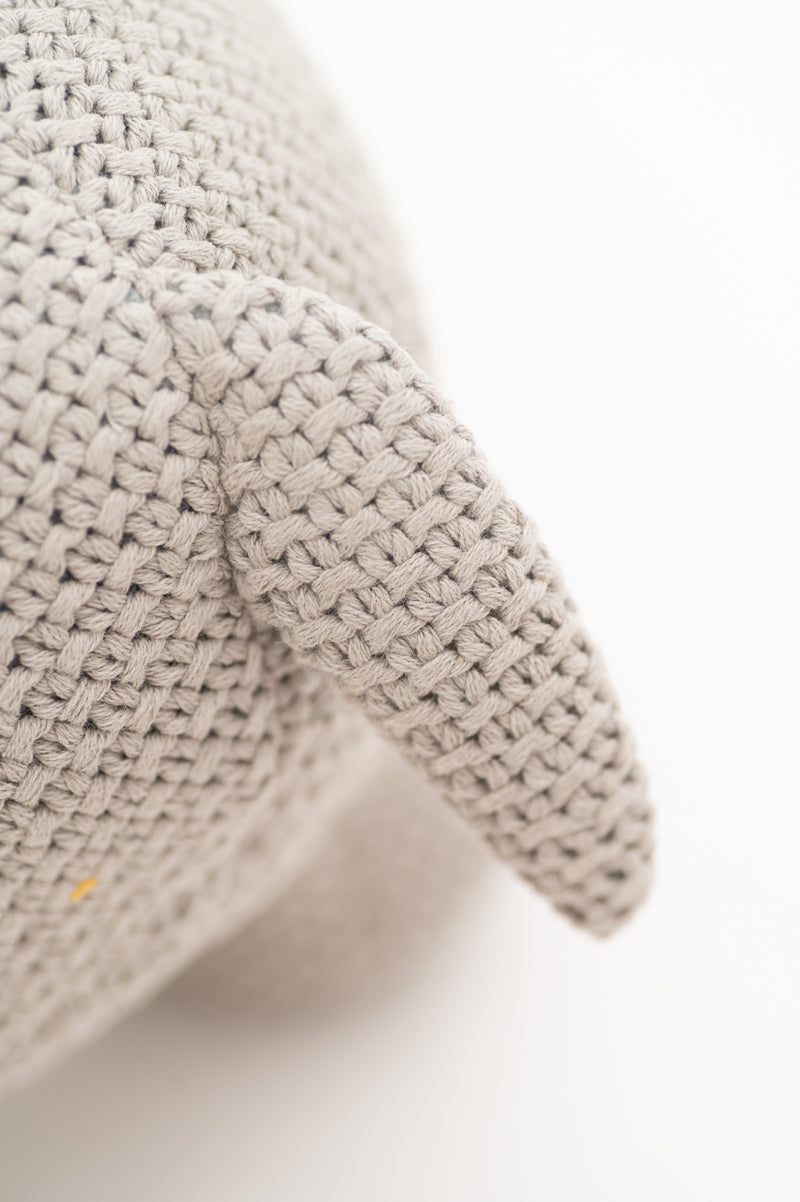 Peluche Amigurumi - Elefante Teo Gris - Mini