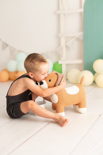 PELUCHE AMIGURUMI DOG TOBY MINI *NEW