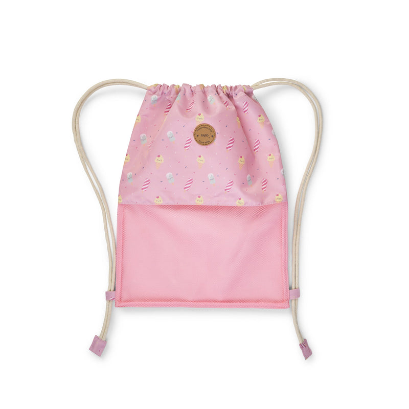 Mochila saco antiarena-Rosa /Preventa