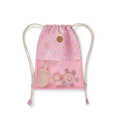 Mochila saco antiarena-Rosa /Preventa