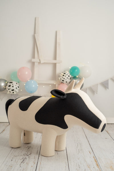 RESERVA - PELUCHE AMIGURUMI VACA MAXI *NEW - ABONA EL 50%