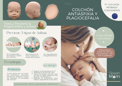 PREVENTA Colchón Lémur Kibo - Anti plagiocefalia y Anti Asfixia (abono 40%)