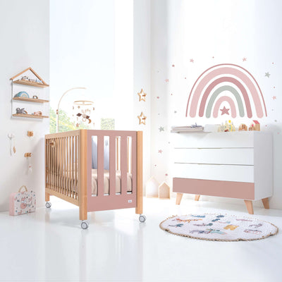 Cuna  OCCA 4en1 - 60x120 Rosa. New