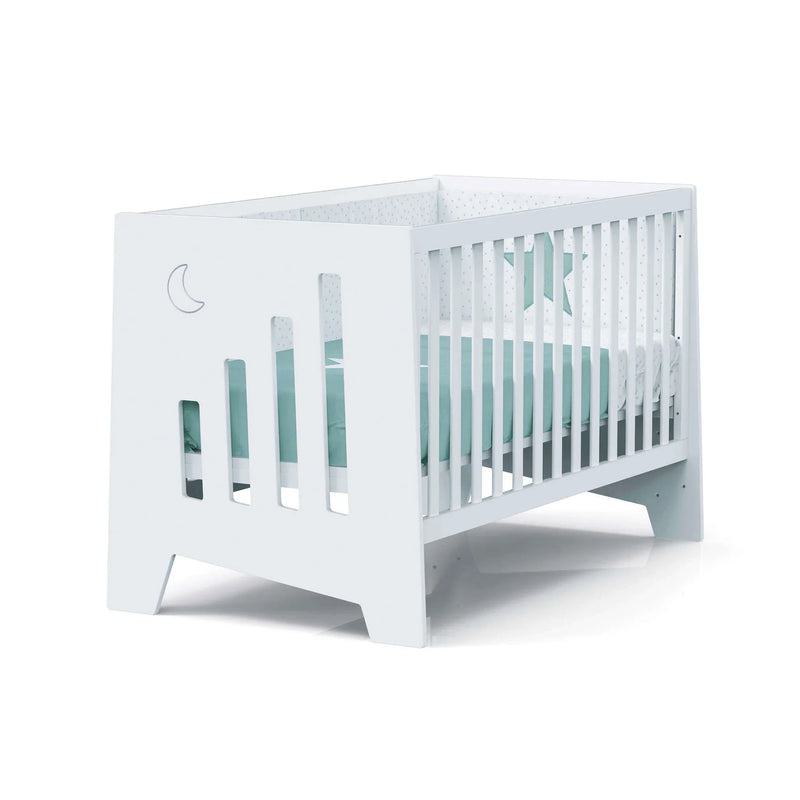 Cuna de colecho y Montessori (6en1) OMNI-XL Blanca 70x140 · C191