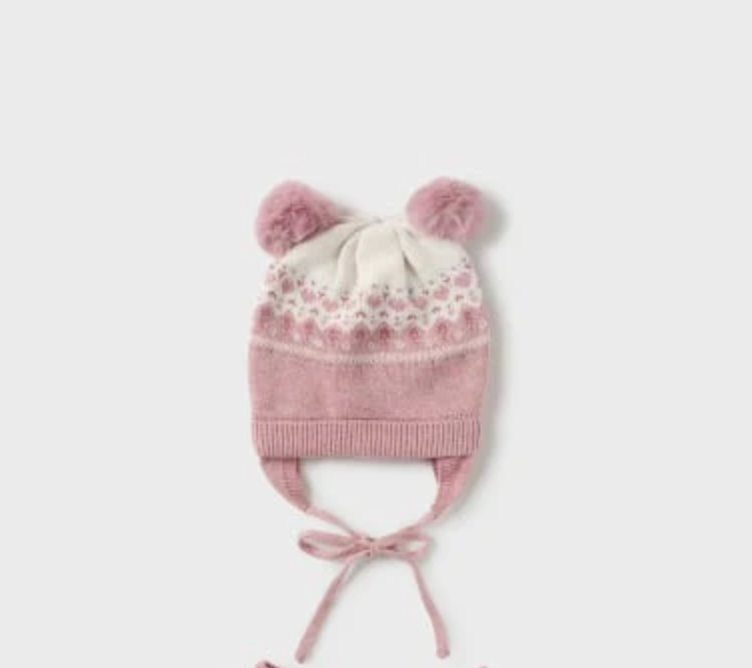 Gorro orejitas Rosa *new