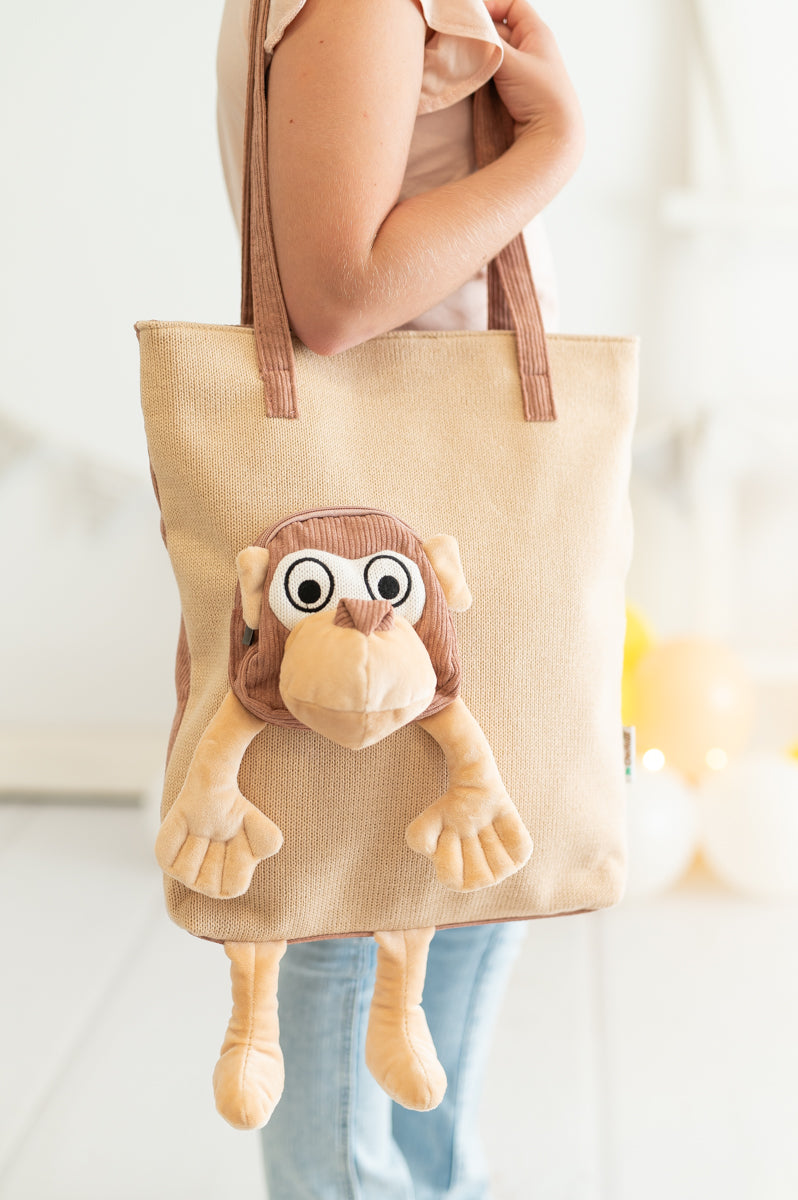 Bolso Shopper Monkey - Crochetts