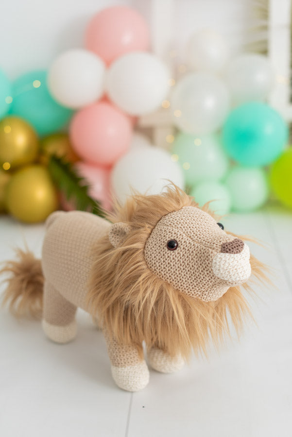 PELUCHE AMIGURUMI LEÓN MINI *NEW