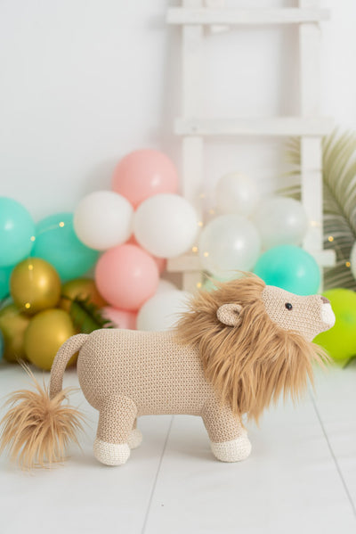 PELUCHE AMIGURUMI LEÓN MINI *NEW