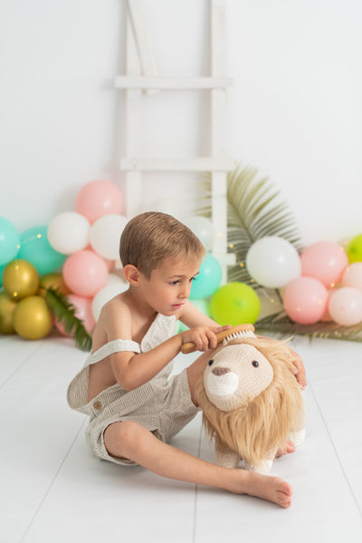 PELUCHE AMIGURUMI LEÓN MINI *NEW