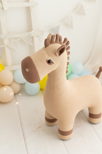 Peluche Amigurumi - Caballo Maxi Marrón