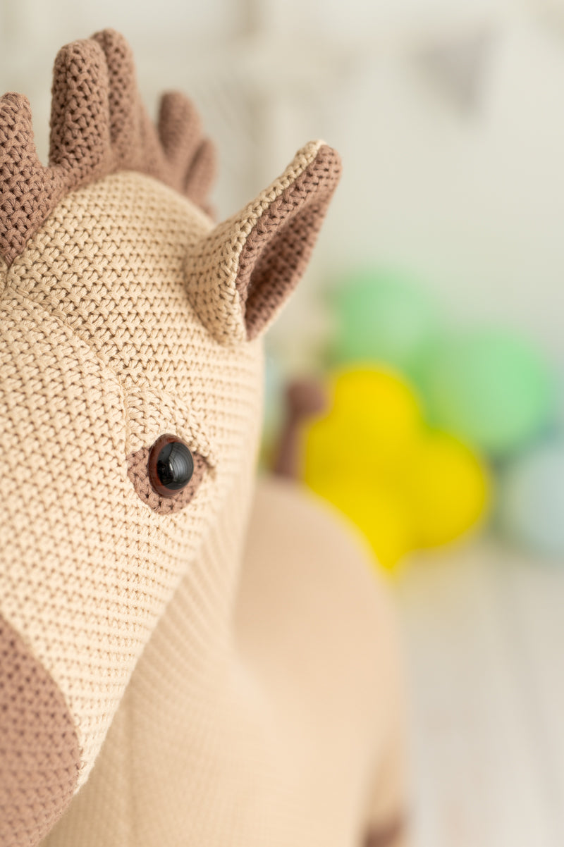 Peluche Amigurumi - Caballo Maxi Marrón