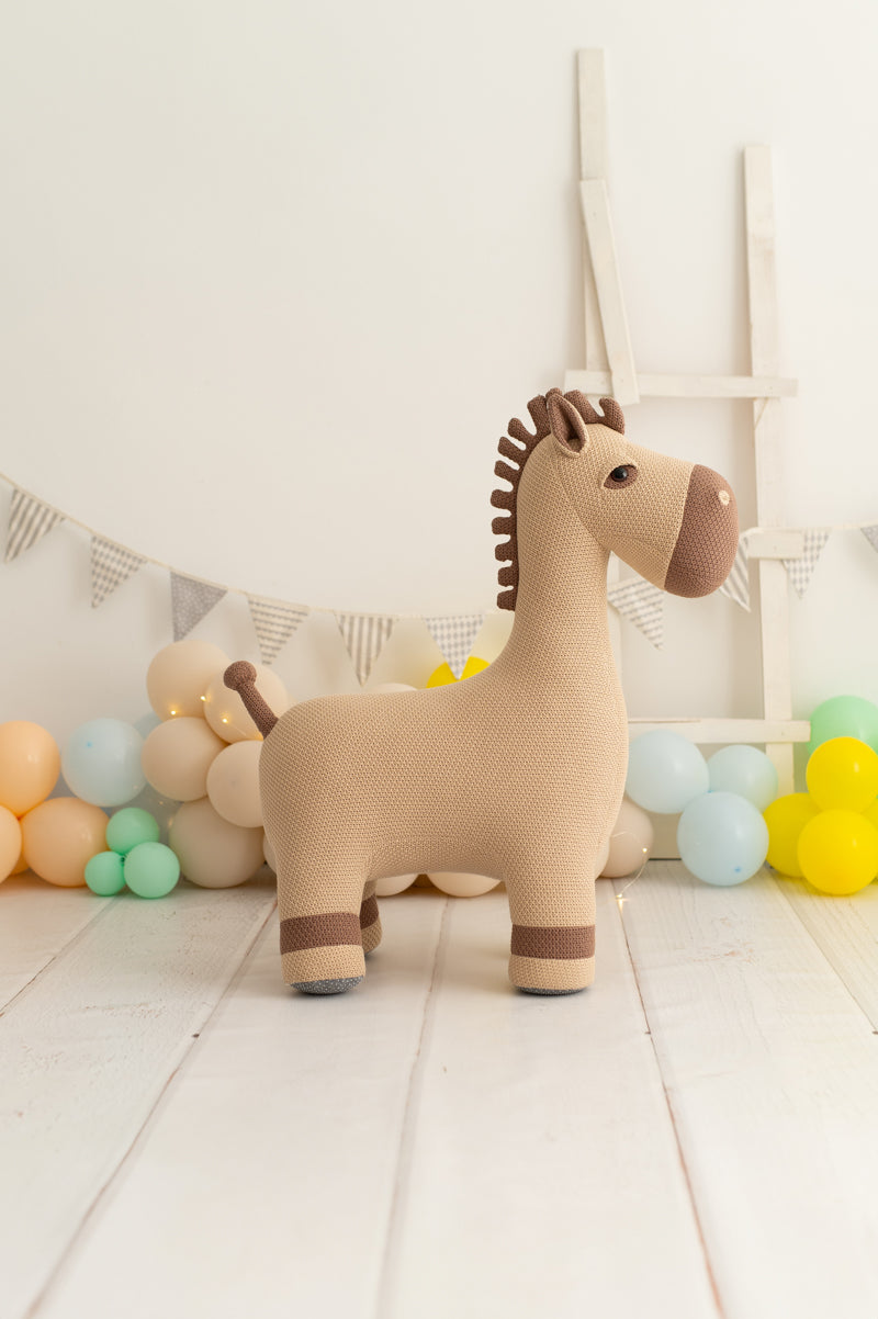 Peluche Amigurumi - Caballo Maxi Marrón