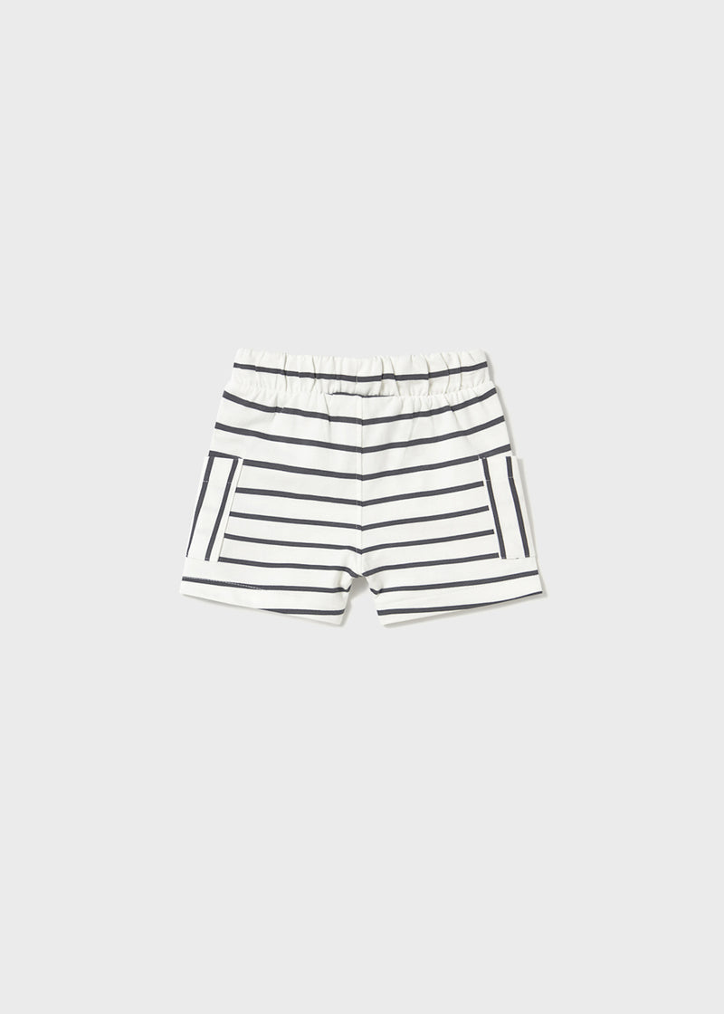 Bermuda casual bebé rayas