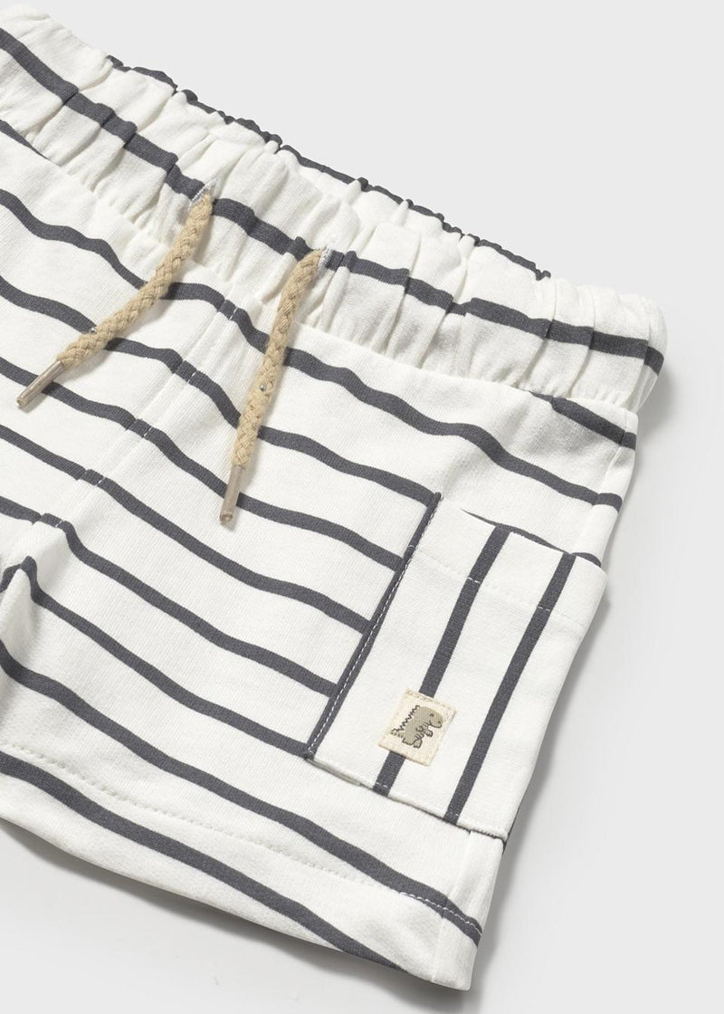 Bermuda casual bebé rayas
