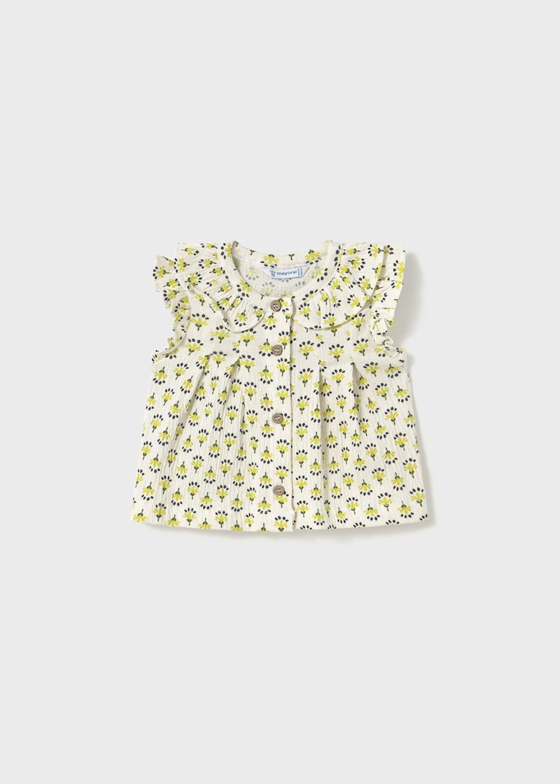 Blusa bambula estampada bebé