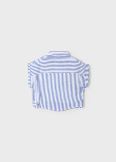 Blusa con top rayas niña
