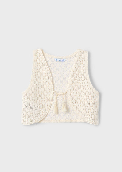 Camiseta con chaleco niña