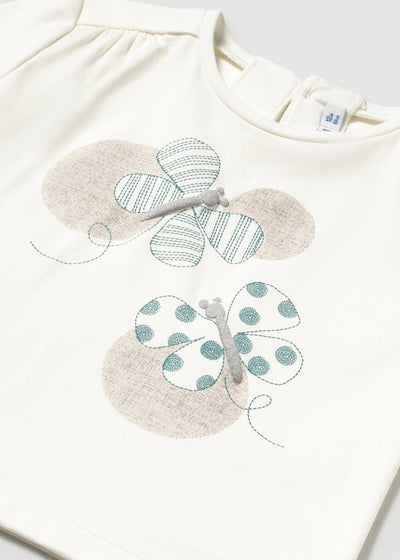 Camiseta mariposas bebé