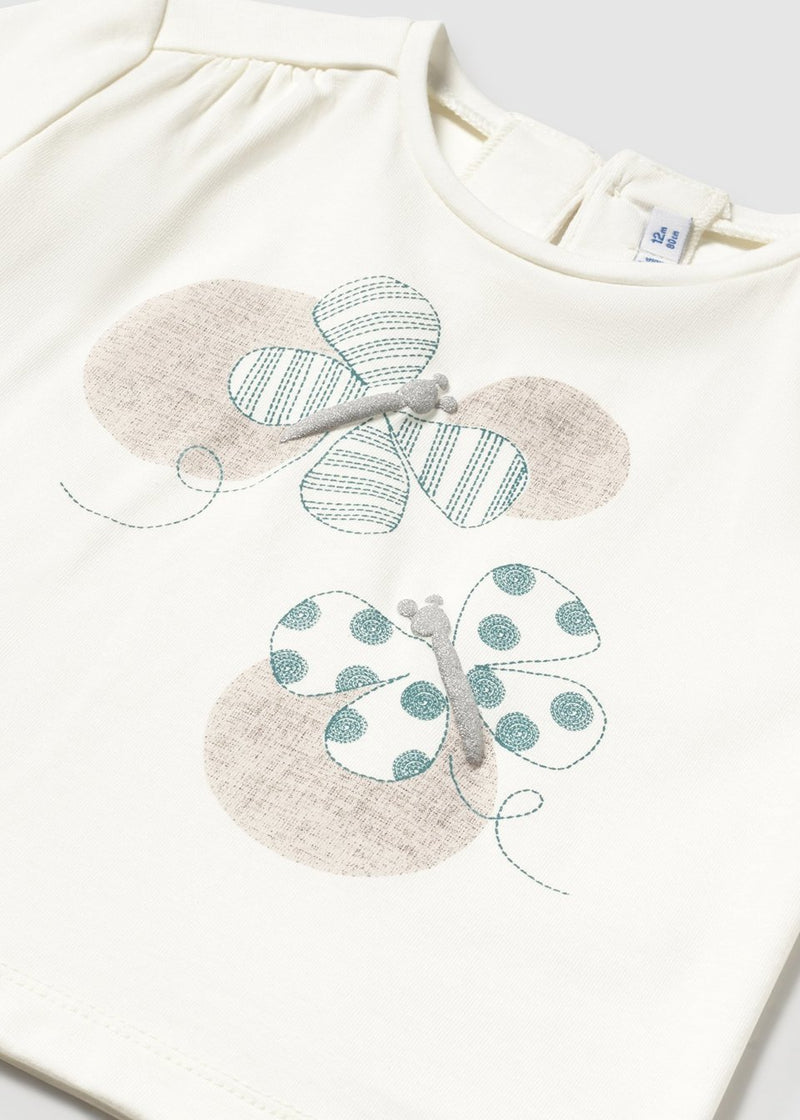 Camiseta mariposas bebé